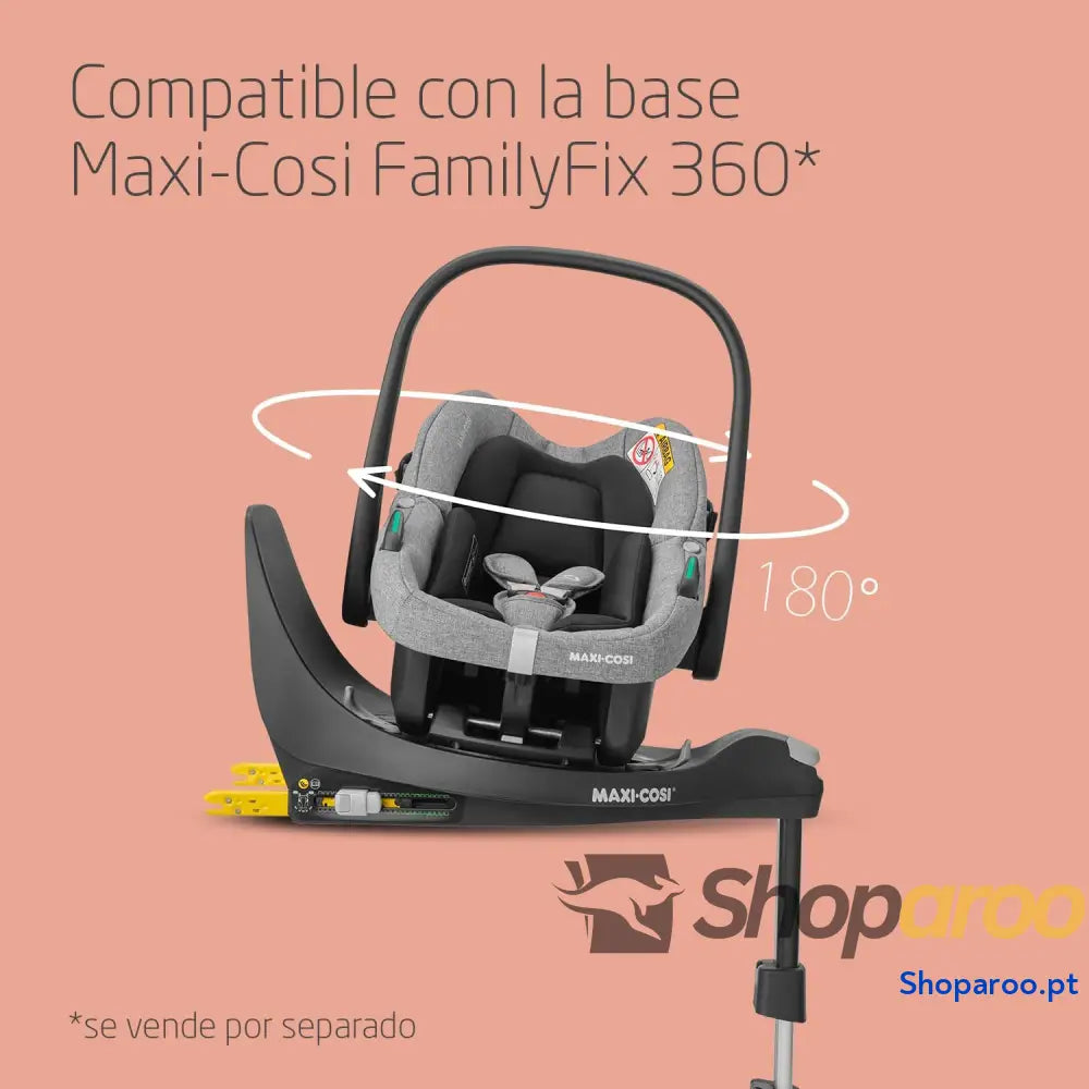 Carrinho de bebé 3 peças 4 anos até 22 kg dobrável compacto e reclinável com abrioFix S i Size cadeira carro acessórios