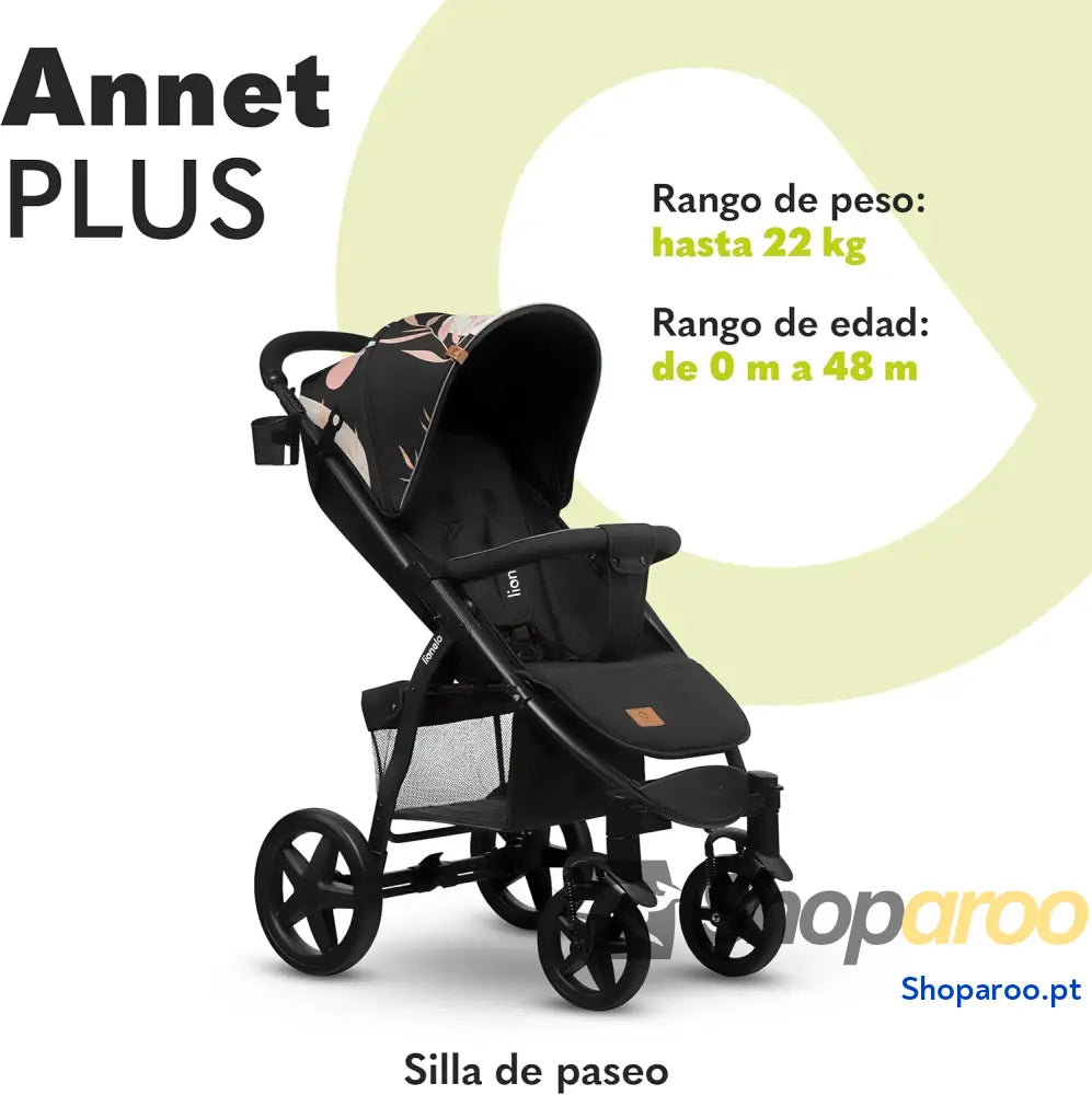 Carrinho de Bebé e Criança até 22 kg 48 m ajuste do encosto à posição horizontal capuz XXL dobrável fácil com janela