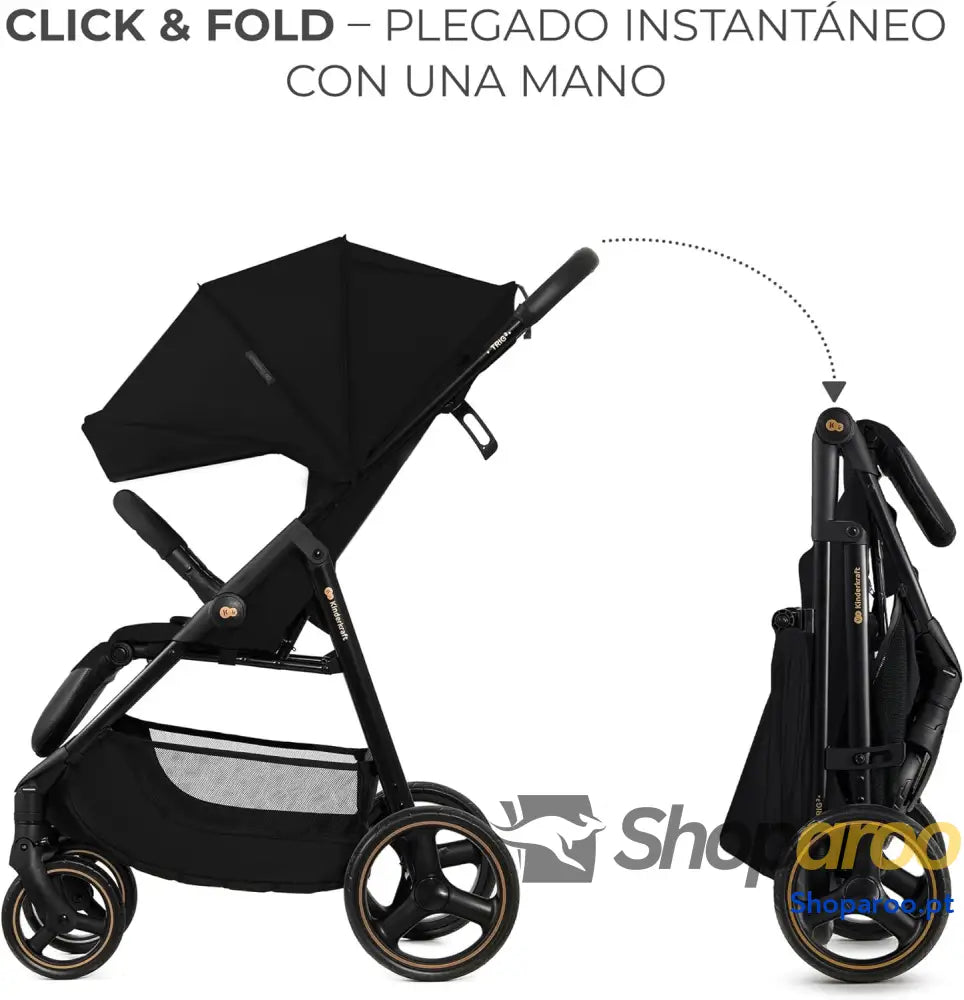Carrinho de Bebé para passeio leve e gerenciável suspensão cinto 5 pontos apoio os pés ajustável carga máxima 25 kg