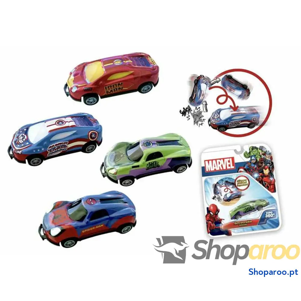 Carrinho de brincar Bandai Flip Cars Marvel