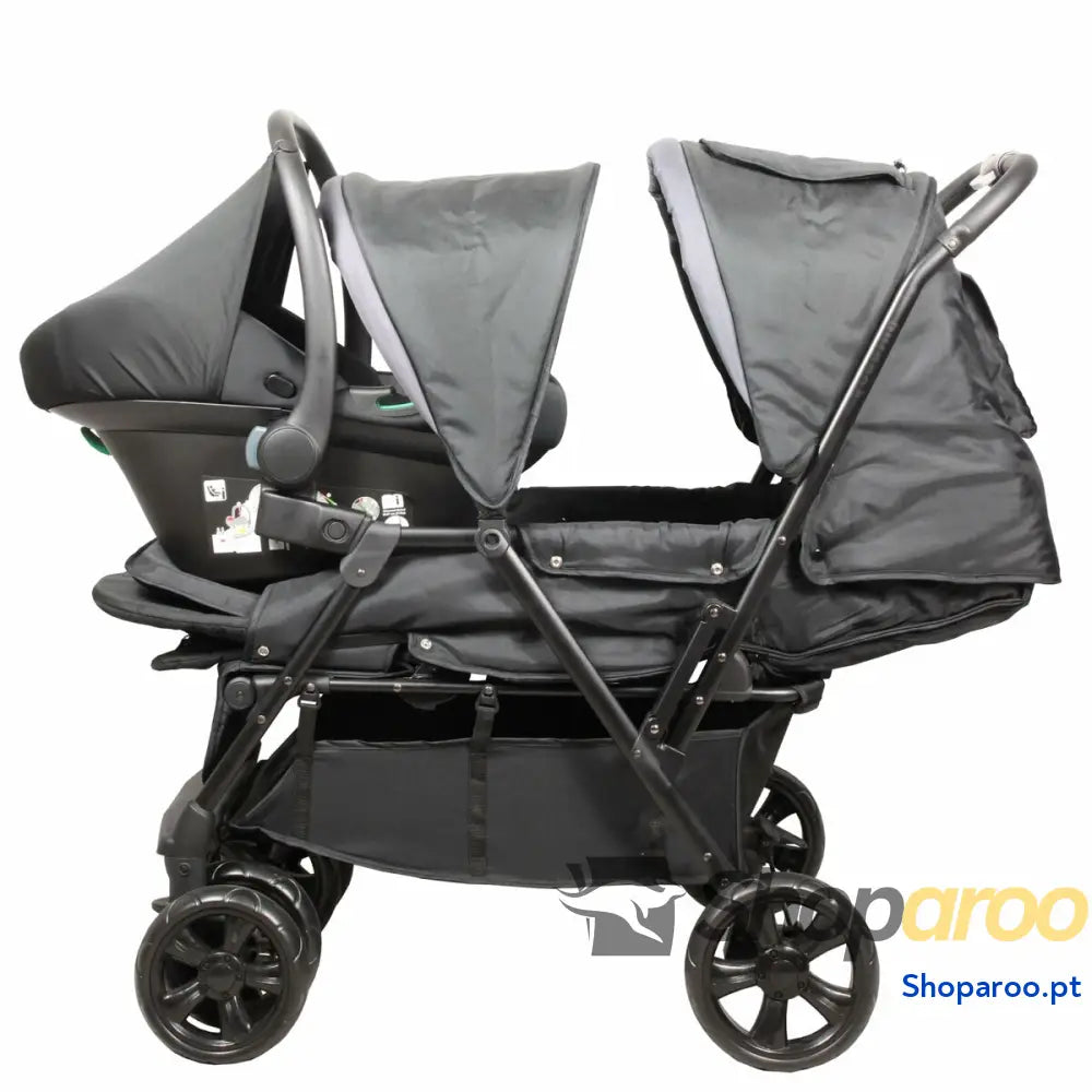 Carrinho de passeio para bebê Bambisol Preto