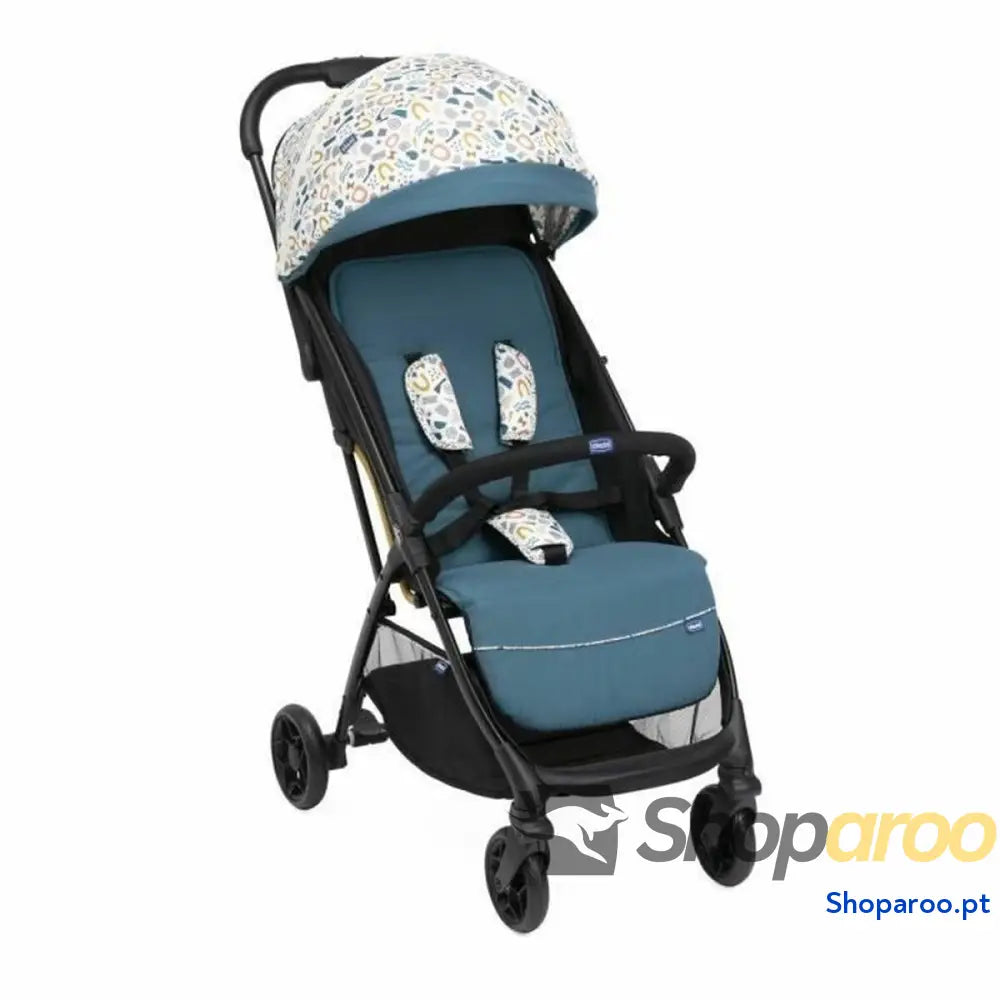 Carrinho de passeio para bebê Chicco Glee Joyful Teal
