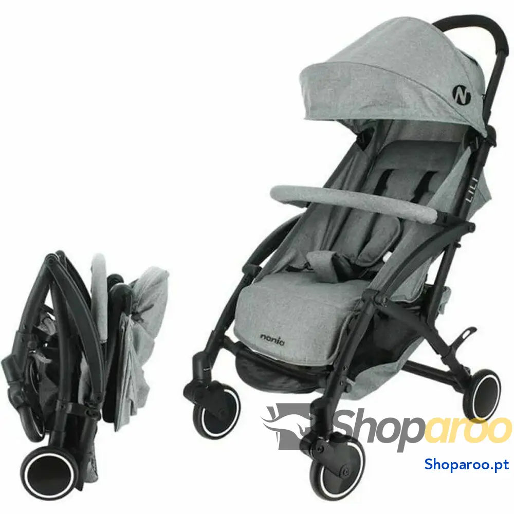 Carrinho de passeio para bebê Nania Lili Cinzento