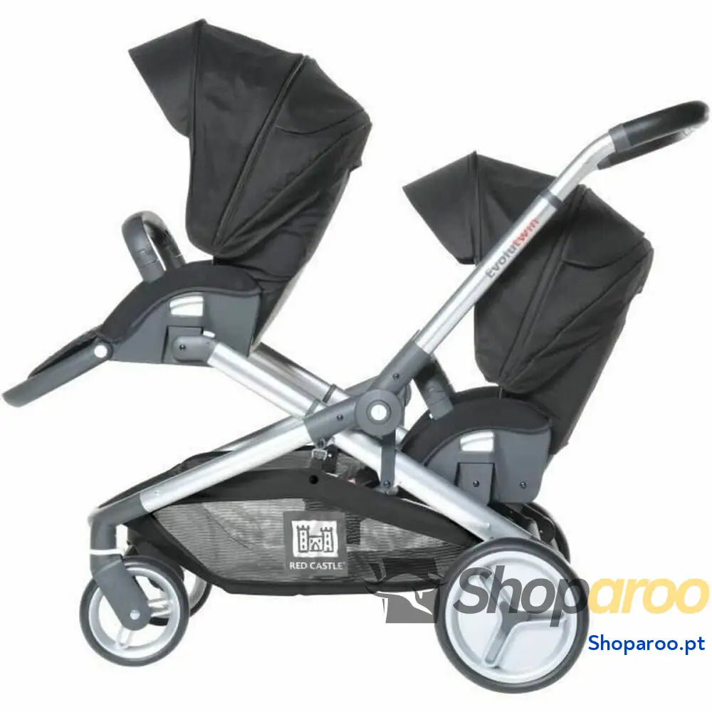 Carrinho de passeio para bebê RED CASTLE Evolutwin Preto