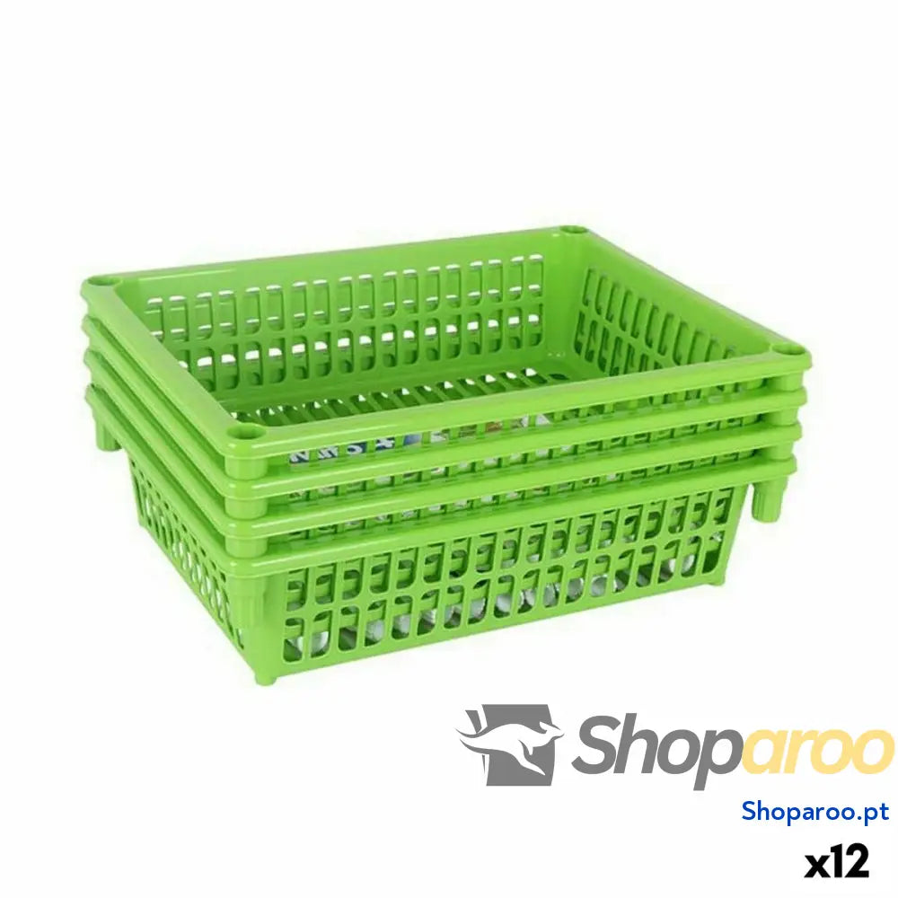 Carrinho de Vegetais Tontarelli Mito 4 Verde 40 x 29 x 18 cm (12 Unidades)
