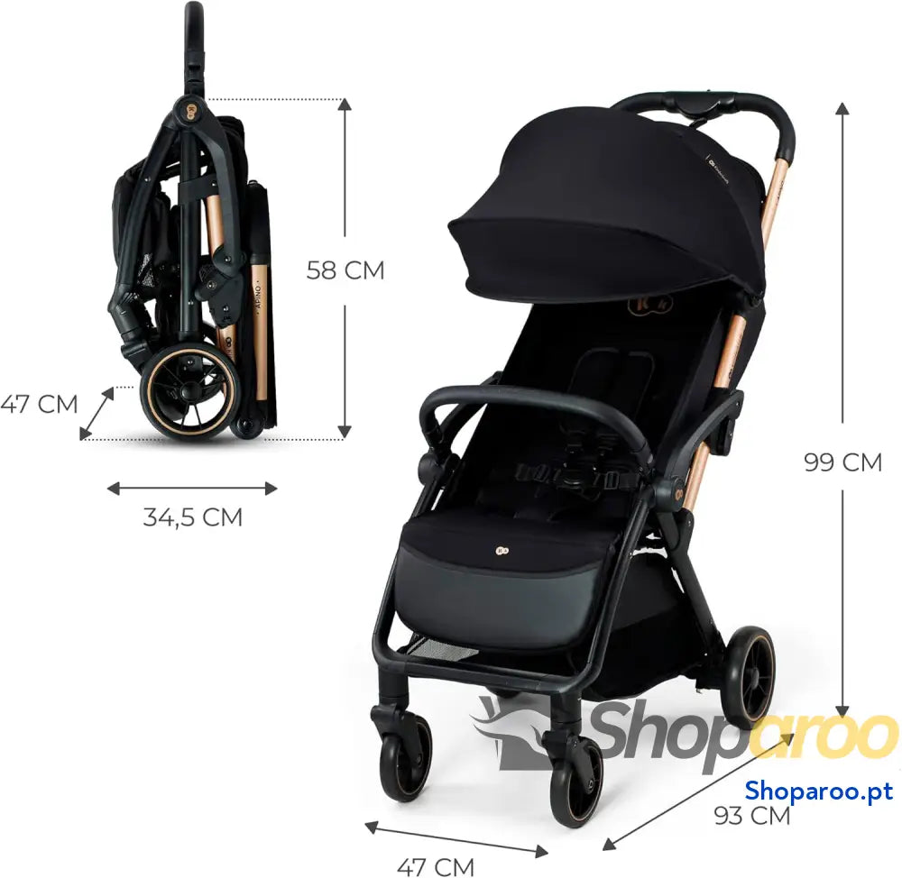 Carrinho para bebé carro FOLDING dobrável automático posição reclinada deitada leve 7,5 g impermeável carga máxima 24