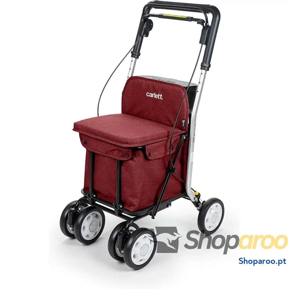 Carro de Compras Carlett COMFORT RUBY Vermelho (1 Unidade)