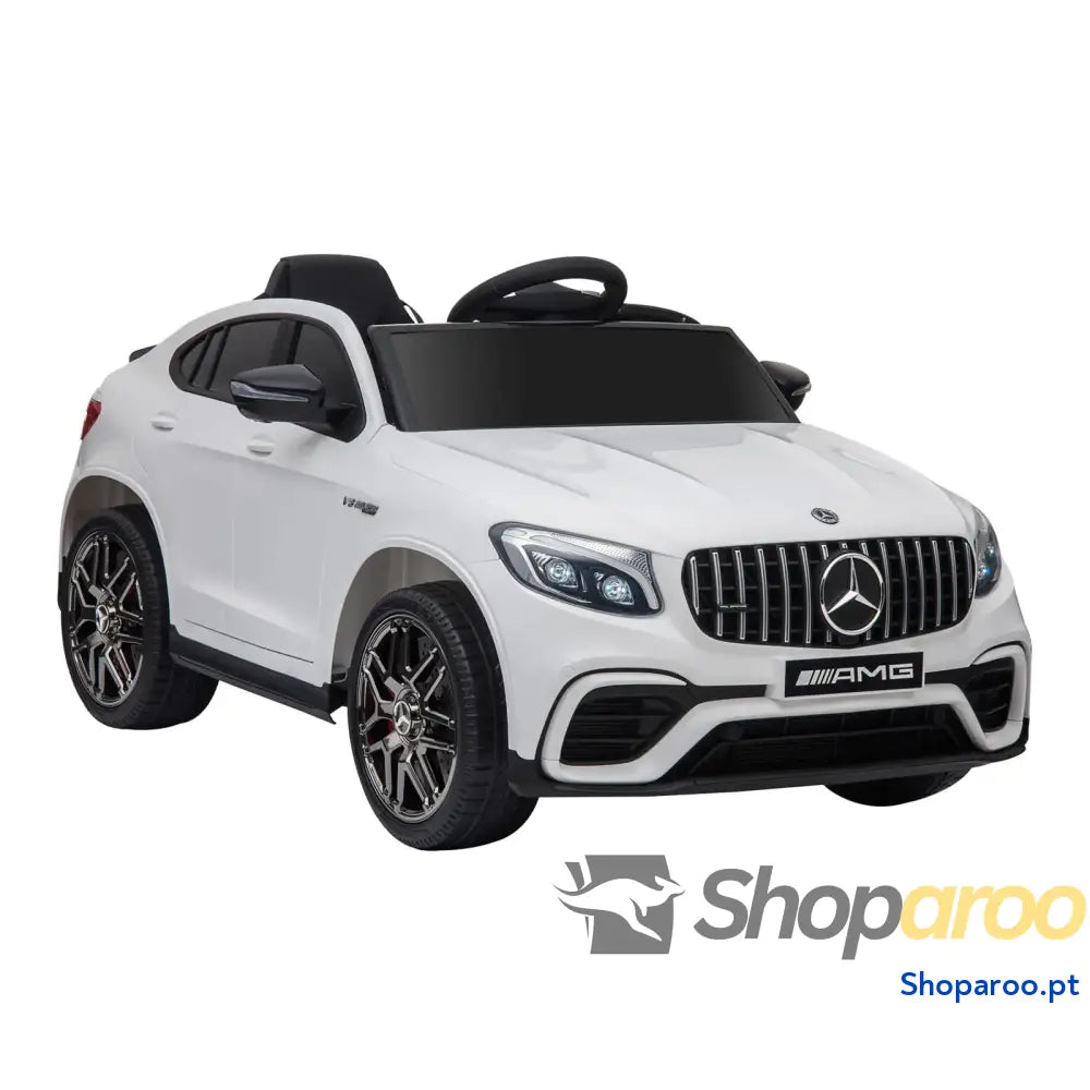 Carro Elétrico Mercedes AMG 12V para Crianças com Controlo Remoto Branco