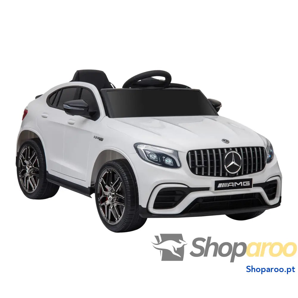 Carro Elétrico Mercedes AMG 12V para Crianças com Controlo Remoto Branco