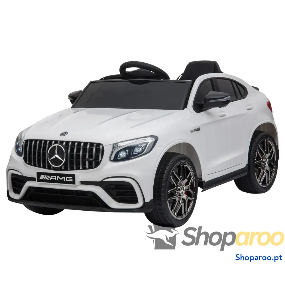 Carro Elétrico Mercedes AMG 12V para Crianças com Controlo Remoto Branco
