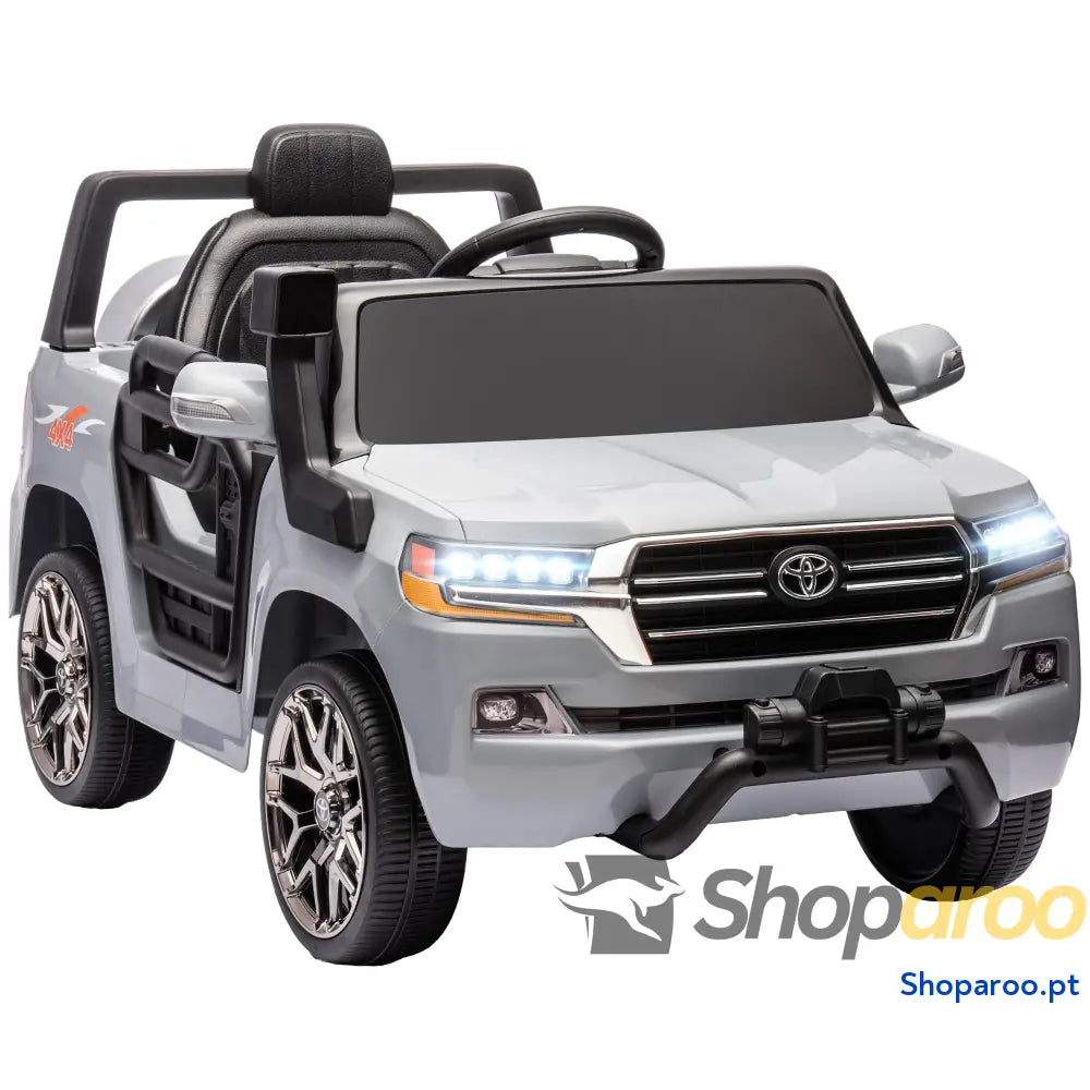 Carro Elétrico Toyota Land Cruiser 12V para Crianças Vermelho