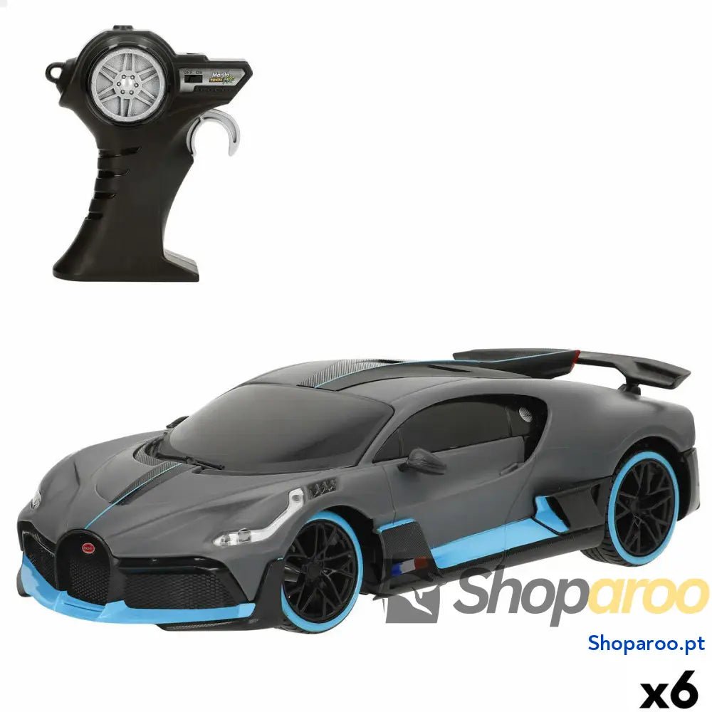 Carro Rádio Controlo Bugatti 19,5 x 5 9 cm (6 Unidades)