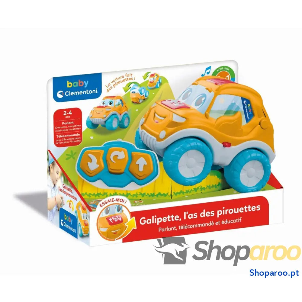Carro Rádio Controlo Clementoni Galipette
