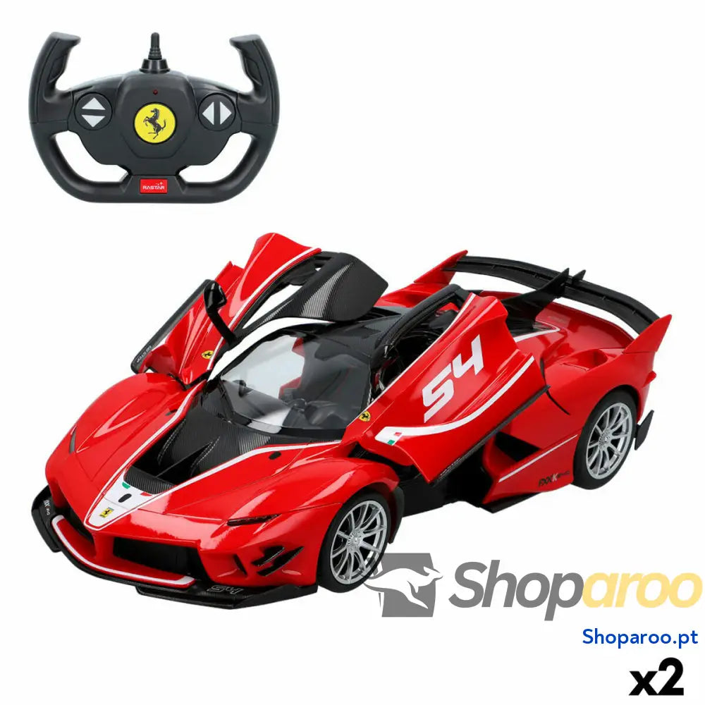 Carro Rádio Controlo Ferrari FXX K Evo 1:14 (2 Unidades)
