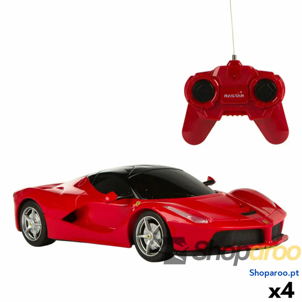 Carro Rádio Controlo Ferrari LaFerrari 1:24 (4 Unidades)