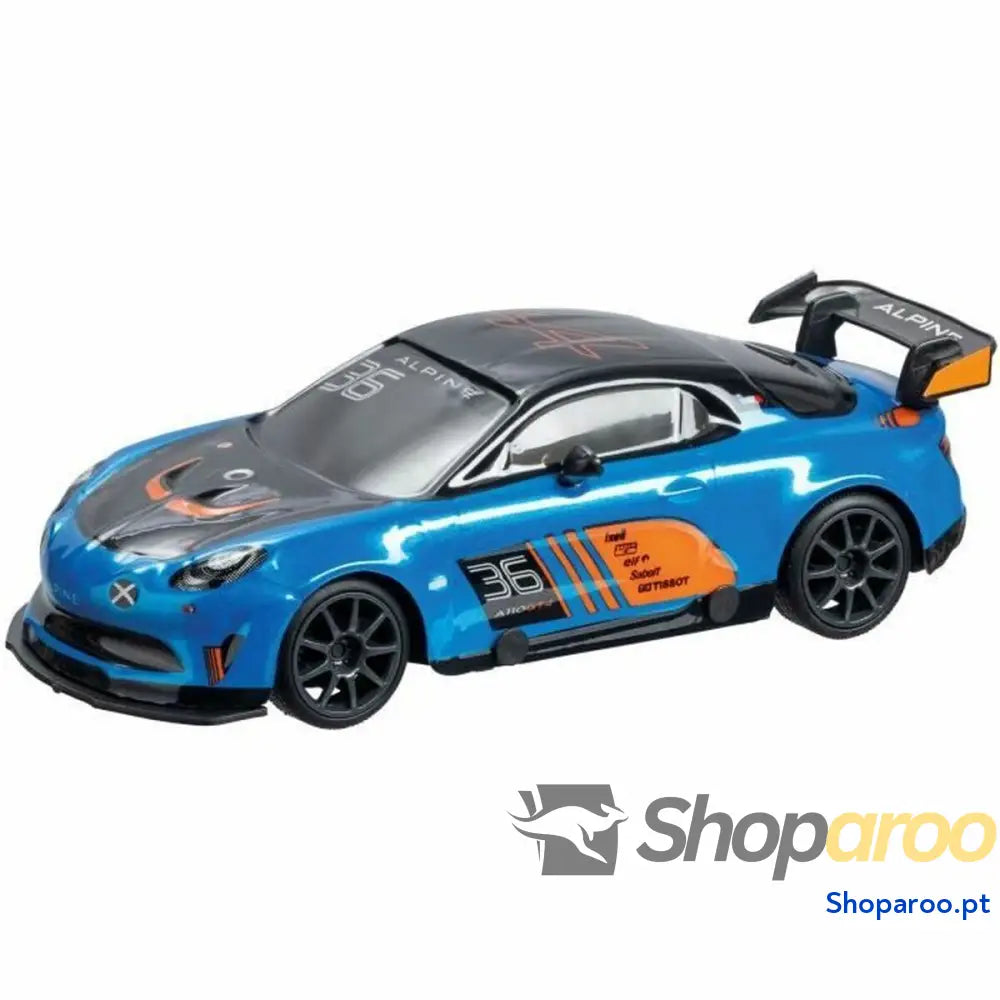 Carro Rádio Controlo Mondo Alpine A110 GT4 Azul Turquesa