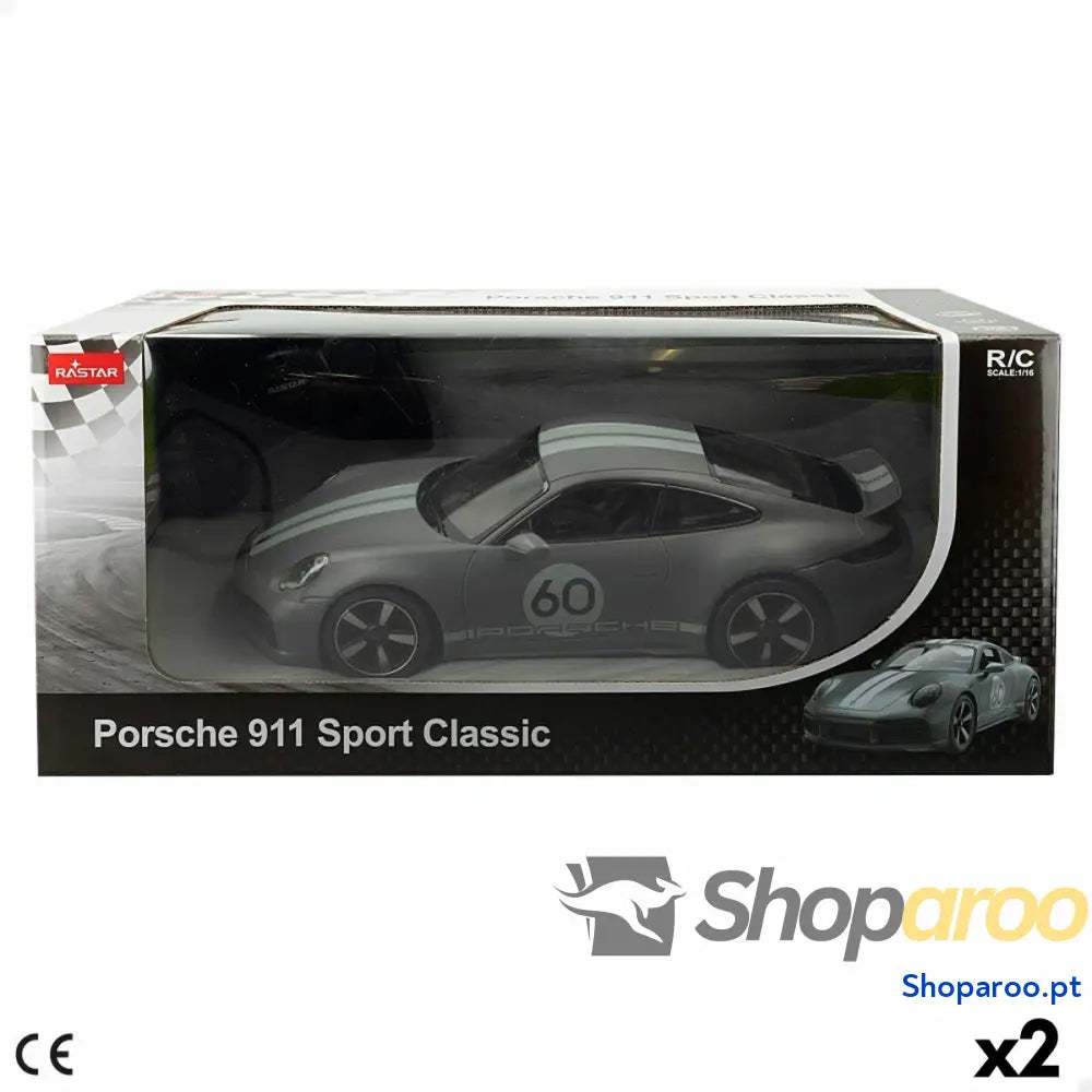 Carro Rádio Controlo Porsche 911 1:16 (2 Unidades)