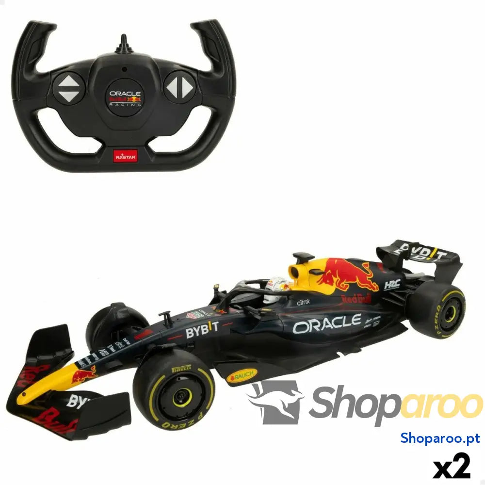 Carro Rádio Controlo Red Bull 1:12 47 x 10 17 cm (2 Unidades)