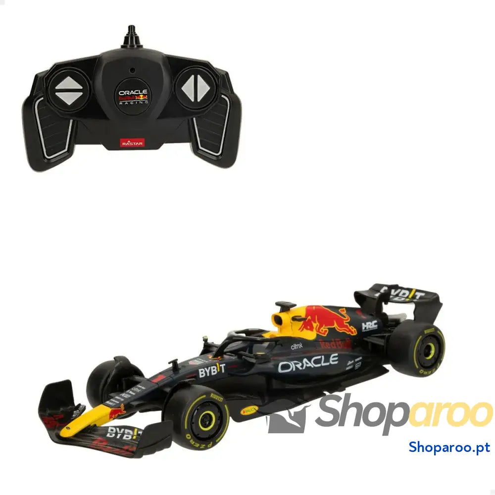 Carro Rádio Controlo Red Bull Azul Marinho 1:18 31 x 6,5 11 cm (4 Unidades)