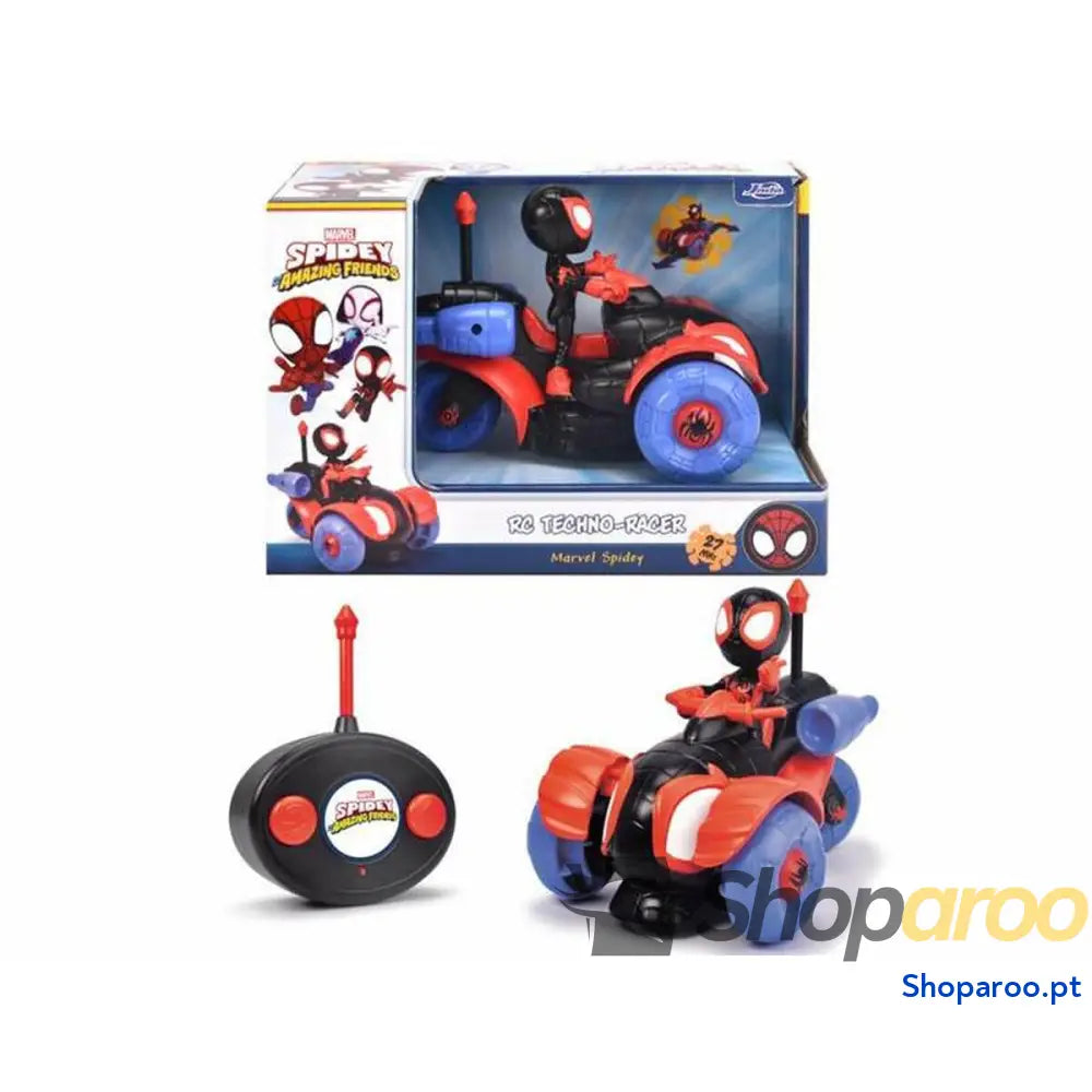 Carro Rádio Controlo Simba Spidey Amazing Friends Preto