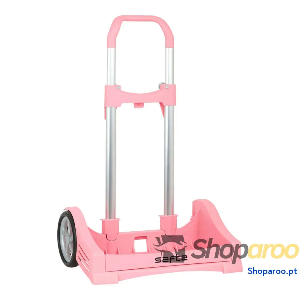 Carro Safta Rosa Claro 40 x 85 x 28 cm