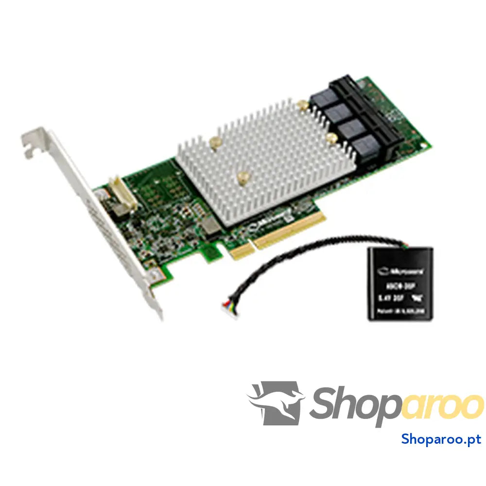 Cartão controlador RAID Microchip 3154-16I 12 GB/s