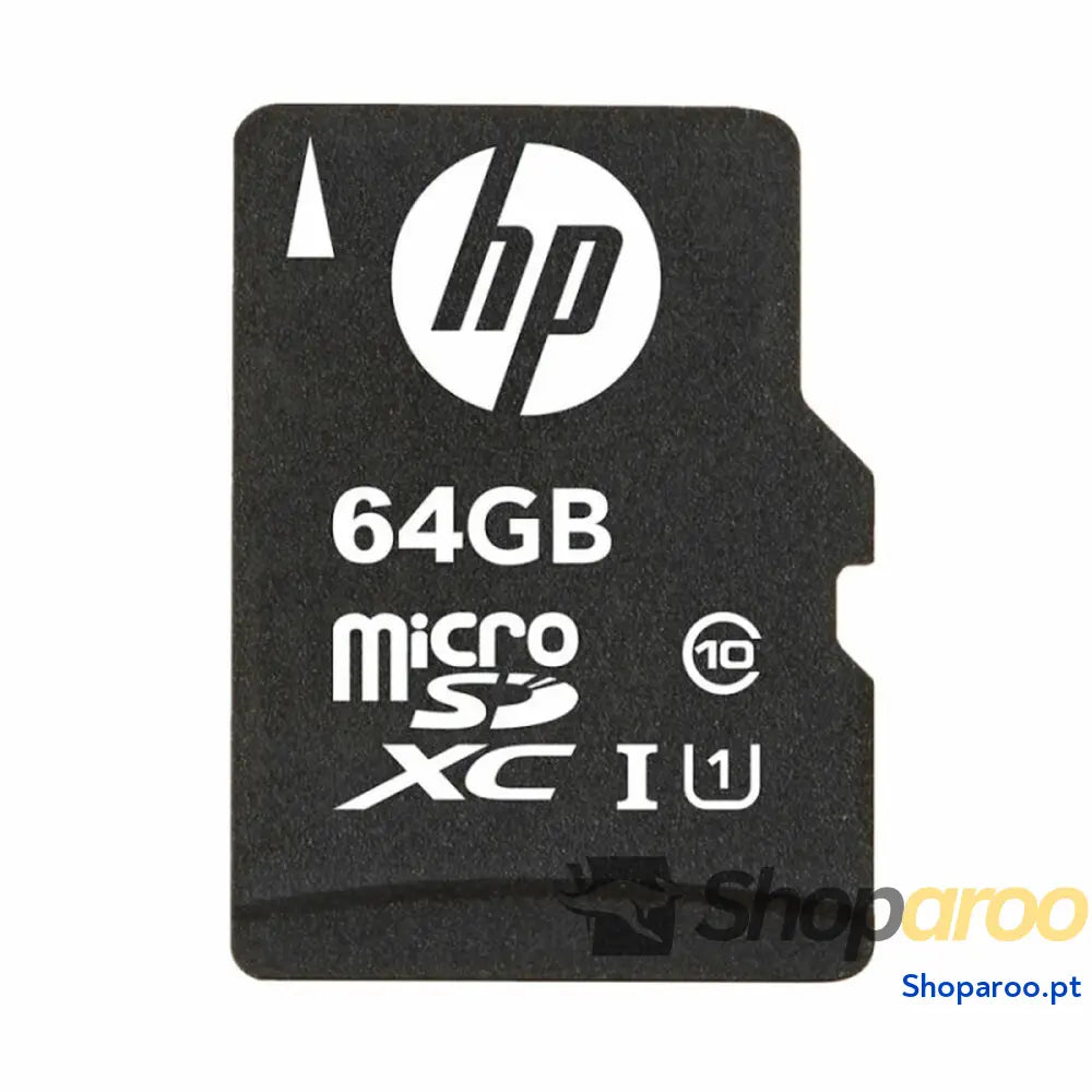 Cartão de Memória Micro SD com Adaptador HP SDU64GBXC10HP-EF 64GB