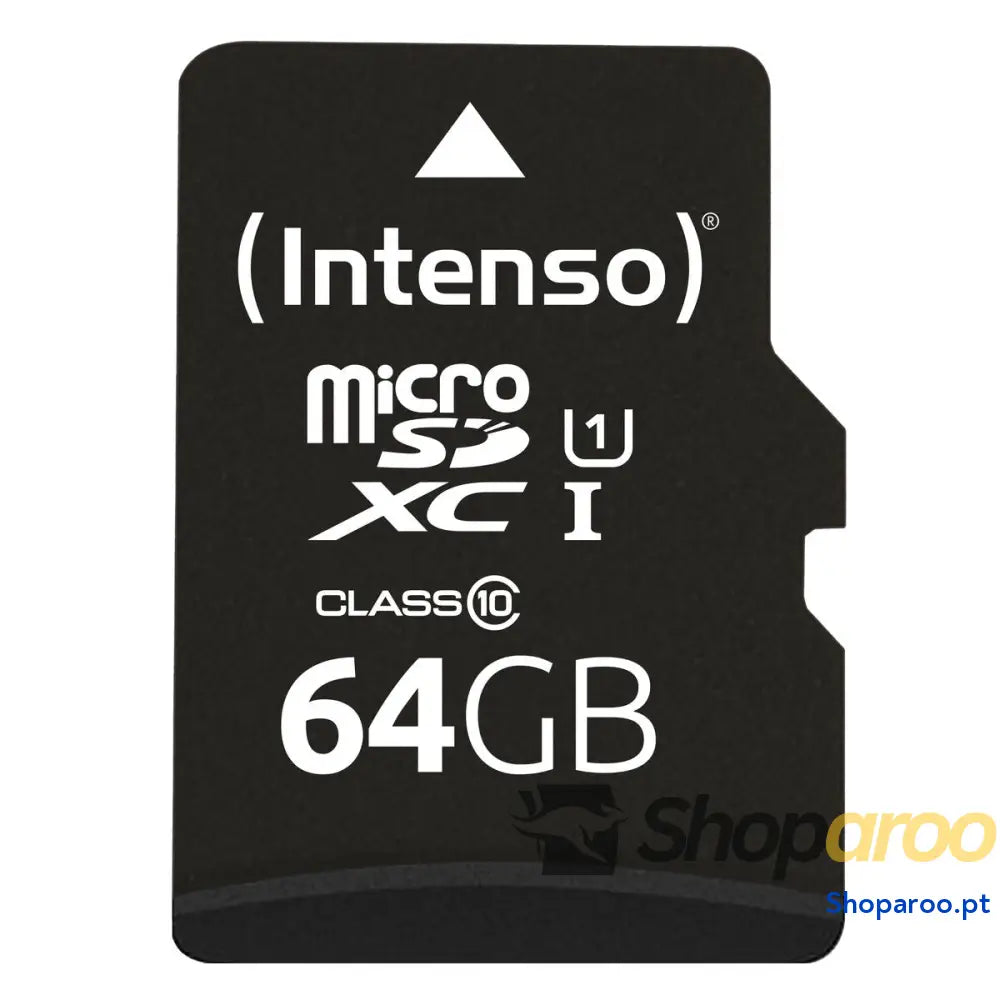 Cartão de Memória Micro SD com Adaptador INTENSO 64 GB