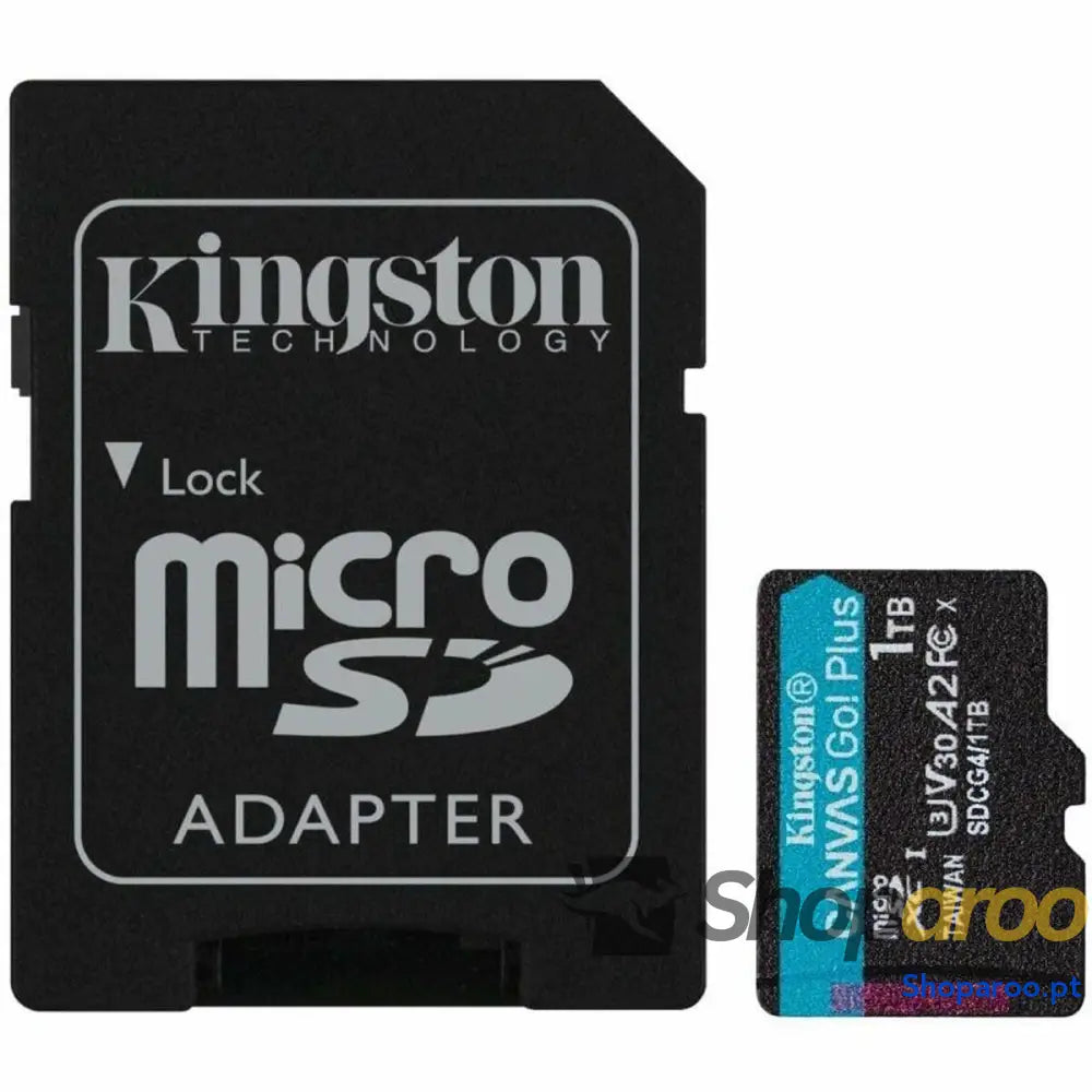 Cartão de Memória Micro SD com Adaptador Kingston CANVAS Go! Plus 1 TB