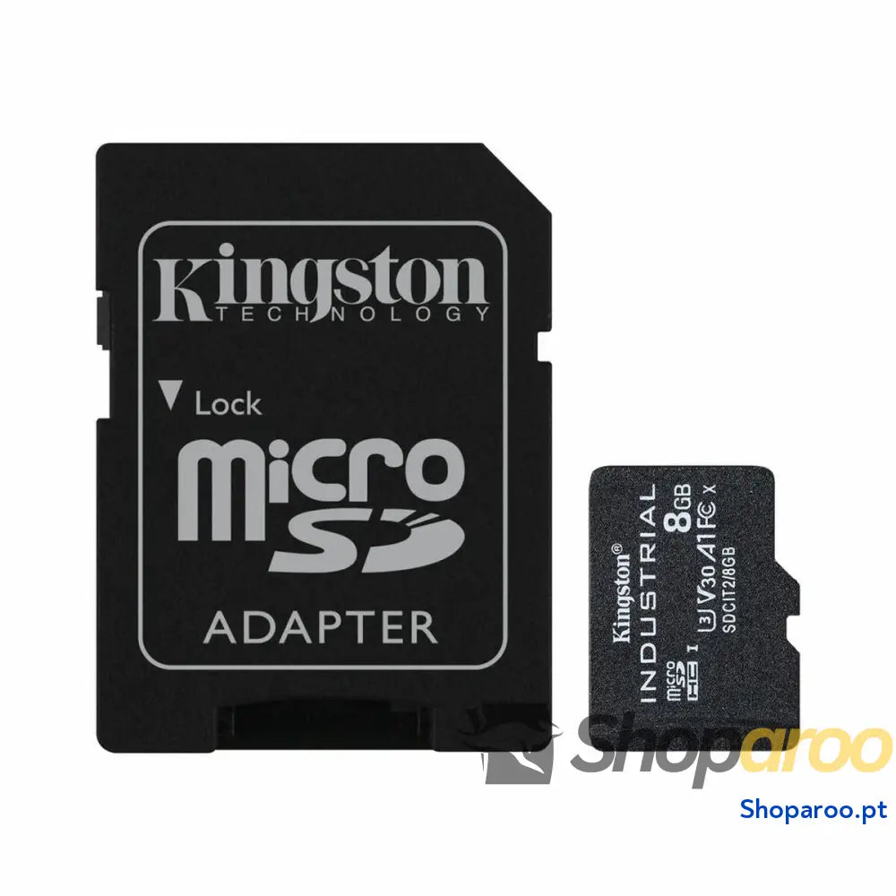 Cartão de Memória Micro SD com Adaptador Kingston SDCIT2/8GB 8GB 8 GB