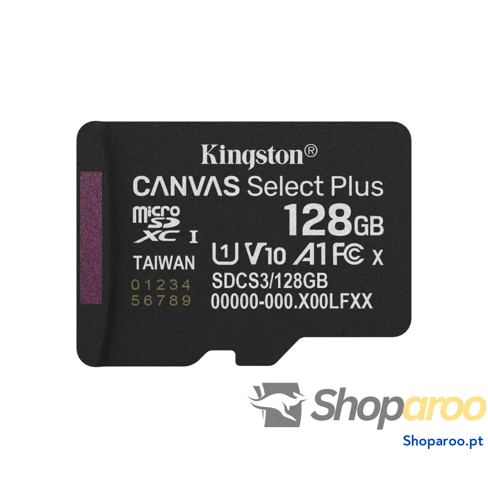 Cartão de Memória Micro SD com Adaptador Kingston SDCS3/128GBSP 128 GB