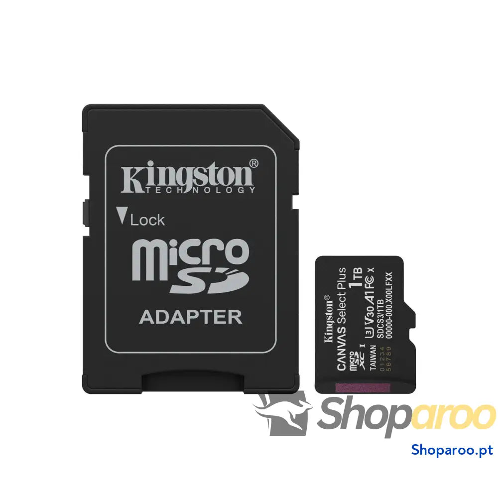 Cartão de Memória Micro SD com Adaptador Kingston SDCS3/1TB 1 TB