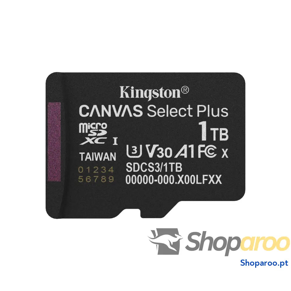 Cartão de Memória Micro SD com Adaptador Kingston SDCS3/1TBSP 1 TB