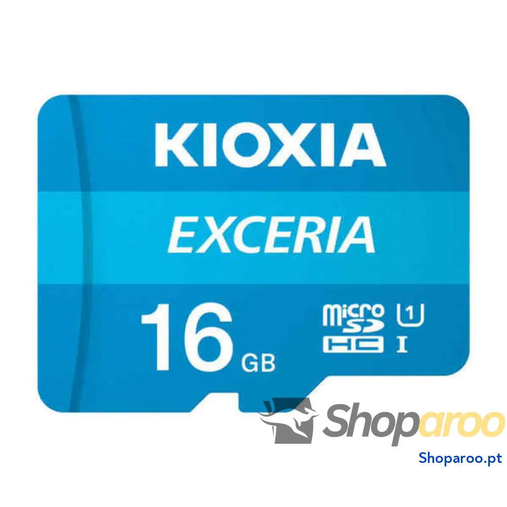 Cartão de Memória Micro SD com Adaptador Kioxia Exceria UHS-I Classe 10 Azul