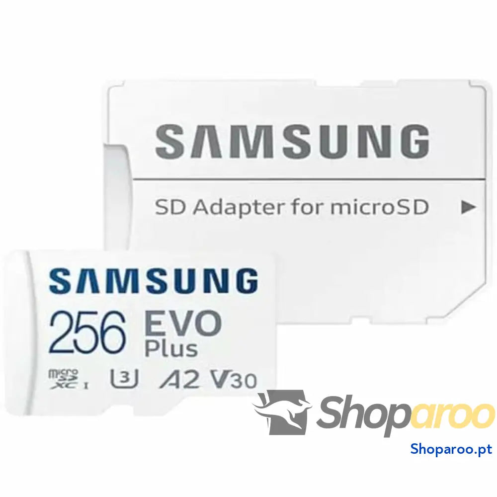 Cartão de Memória Micro SD com Adaptador Samsung EVO Plus 2023 256 GB