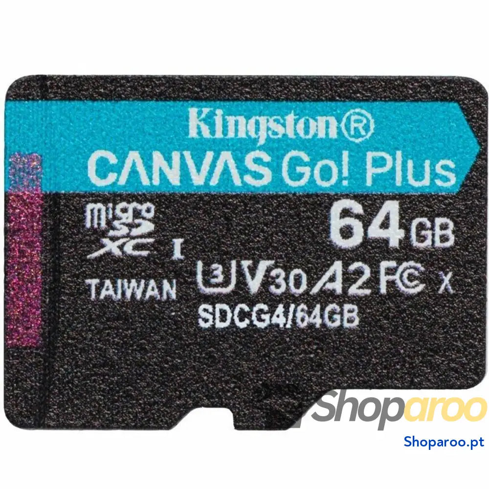 Cartão de Memória Micro SDXC Kingston CANVAS Select Plus 64 GB