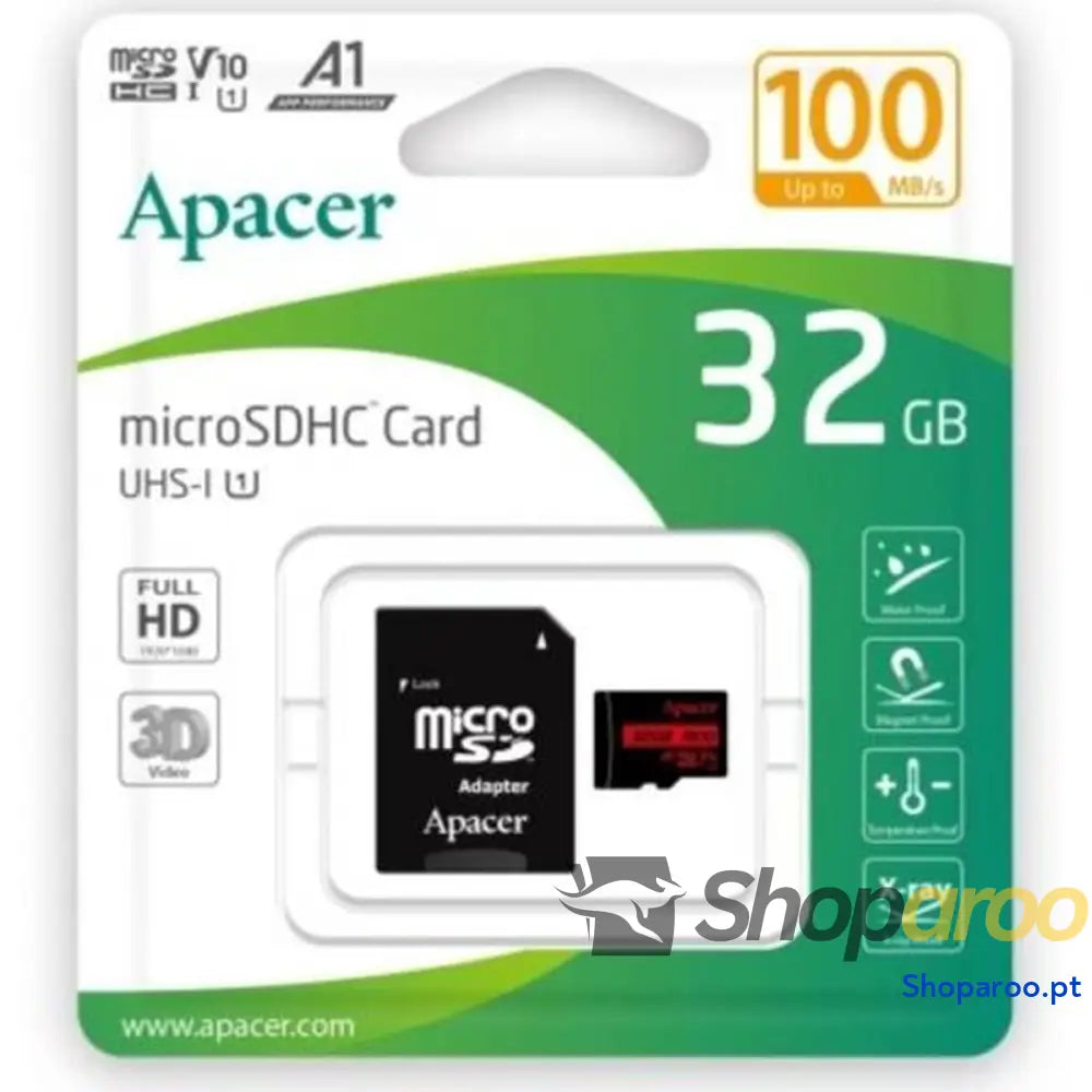 Cartão Micro SD Apacer AP32GMCSH10UB-R 32 GB