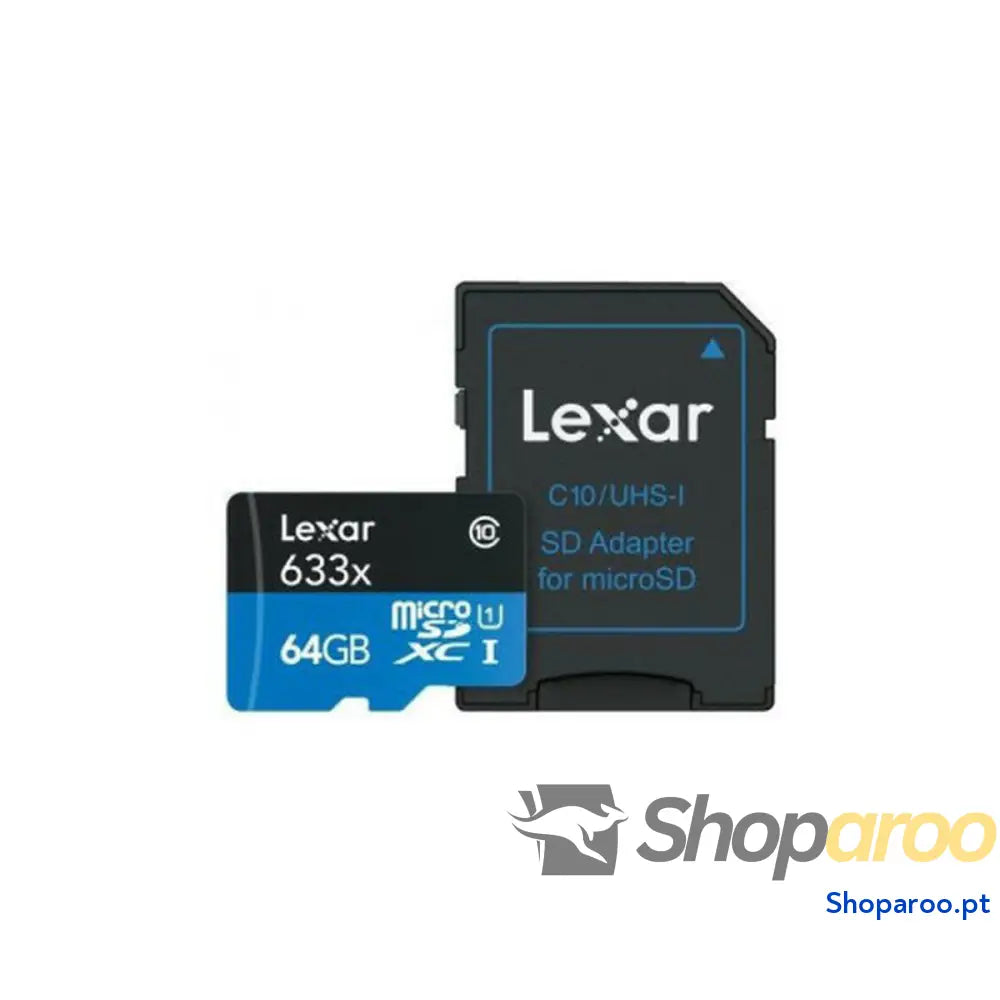 Cartão Micro SD Lexar LMS0633064G-BNNNG 64 GB