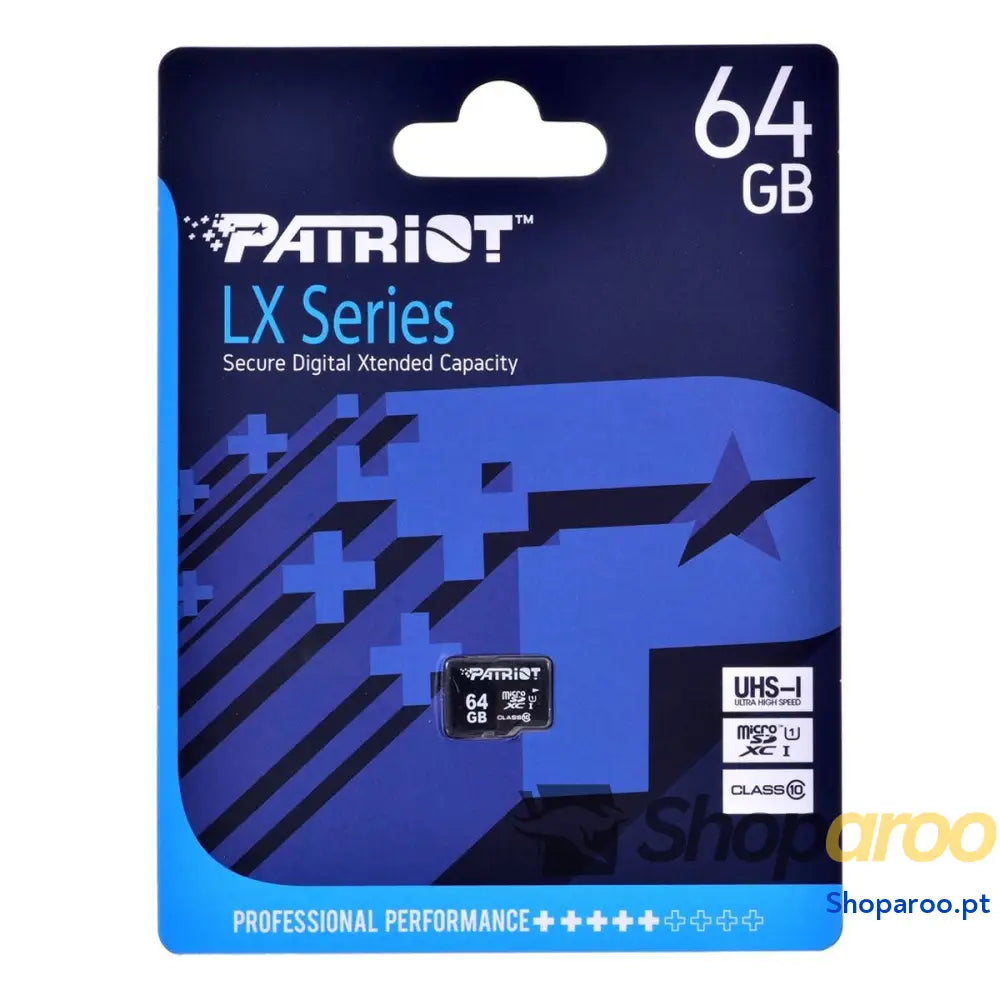Cartão Micro SD Patriot Memory PSF64GMDC10 64 GB