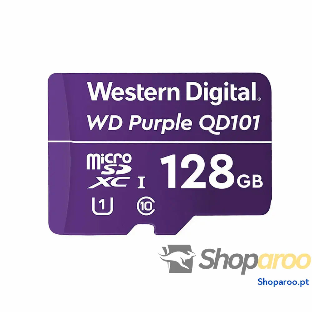 Cartão Micro SD Western Digital WD Purple SC QD101 128 GB