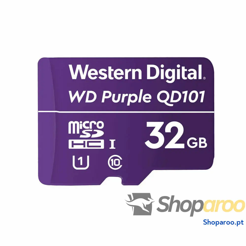 Cartão Micro SD Western Digital WD Purple SC QD101 32 GB