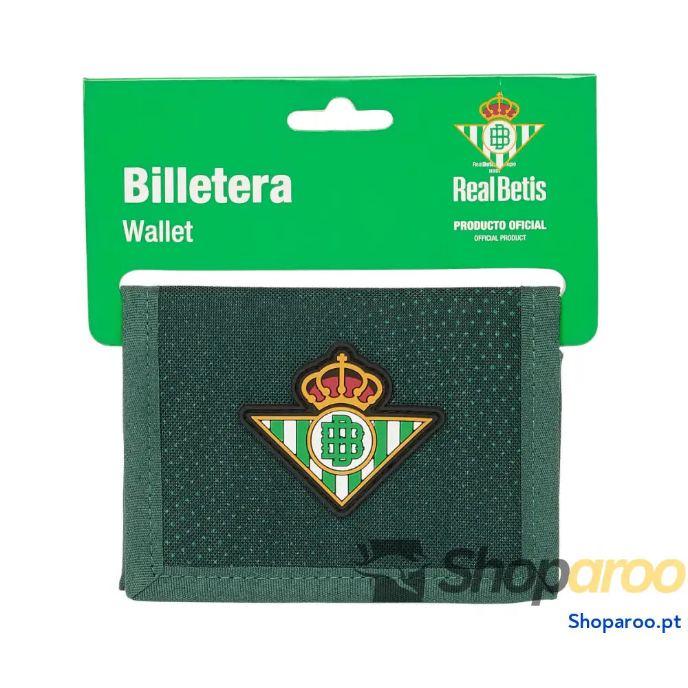 Carteira Real Betis Balompié Verde 12,5 x 9,5 x 1 cm