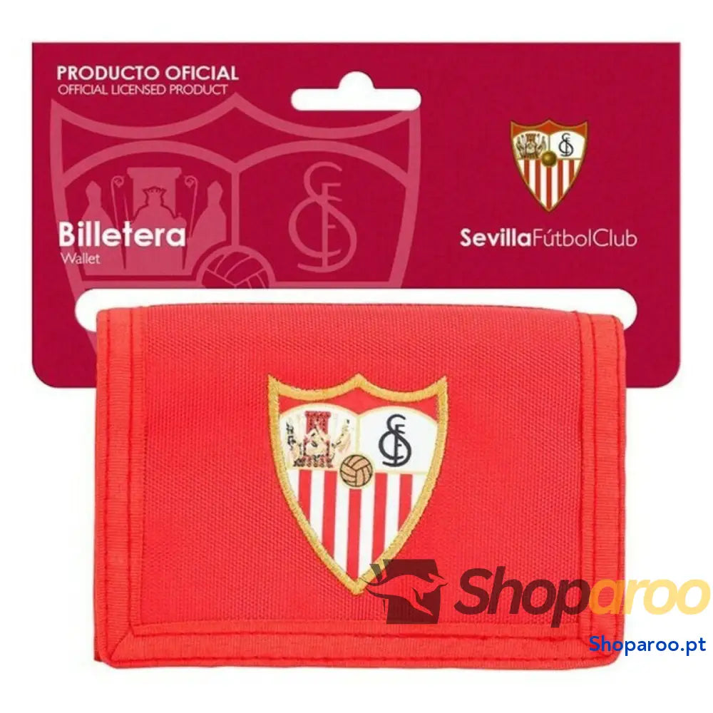 Carteira Sevilla Fútbol Club Vermelho