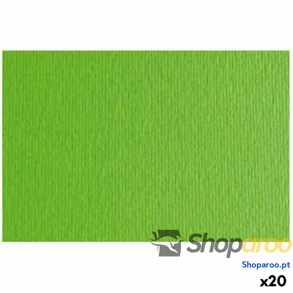 Cartolina Sadipal LR 200 Texturada Verde Claro 50 x 70 cm (20 Unidades)