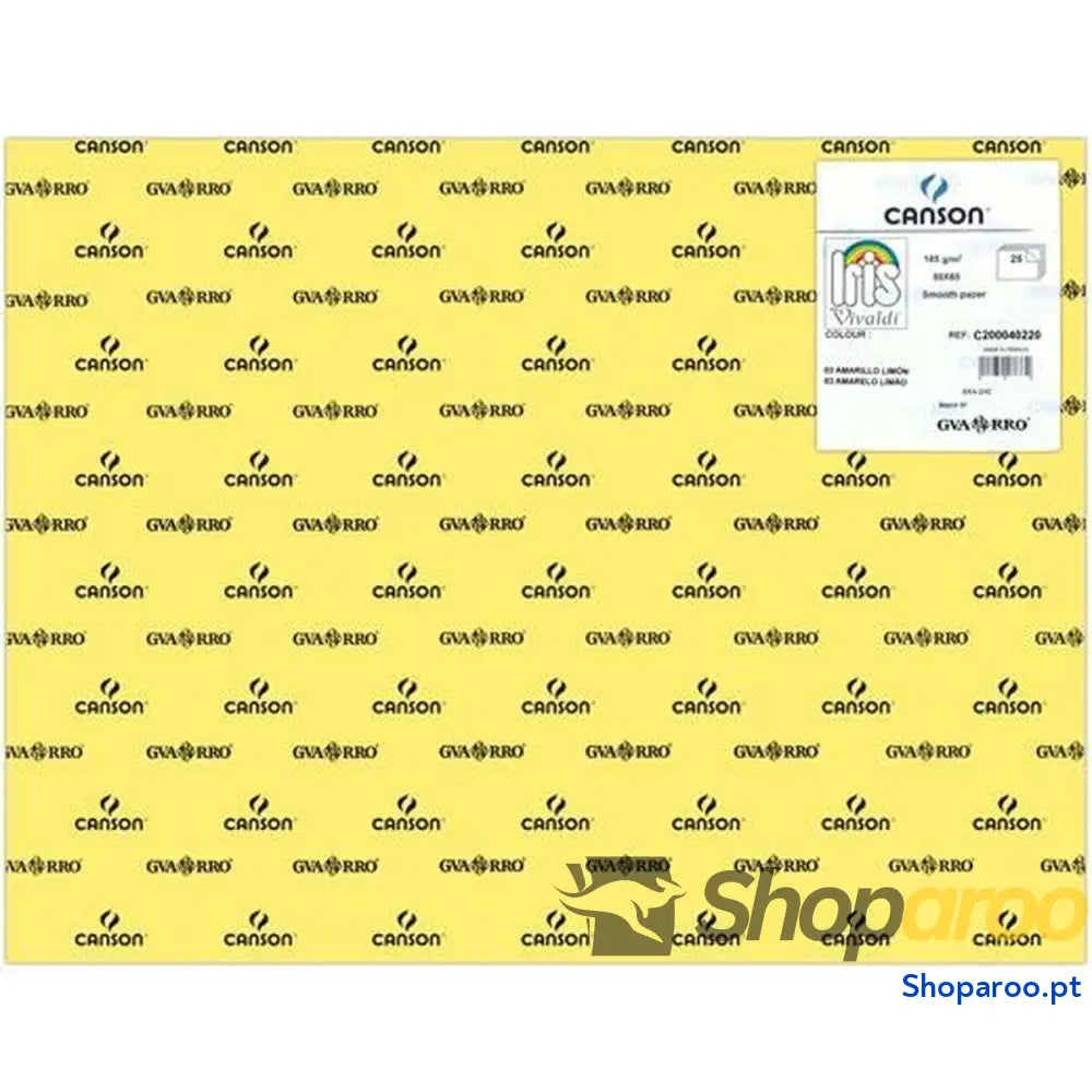 Cartolinas Iris Lemon Amarelo 50 x 65 cm