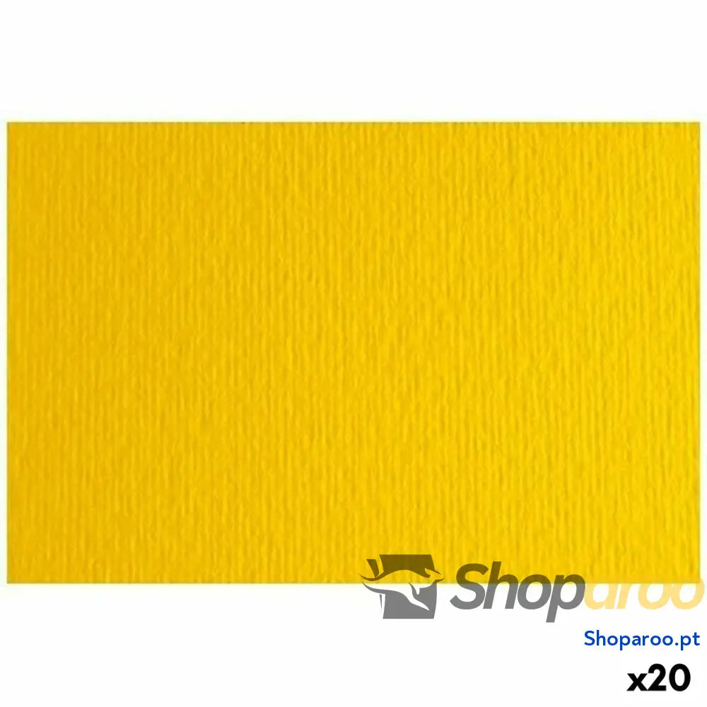 Cartolinas Sadipal LR 200 Amarelo 50 x 70 cm (20 Unidades)