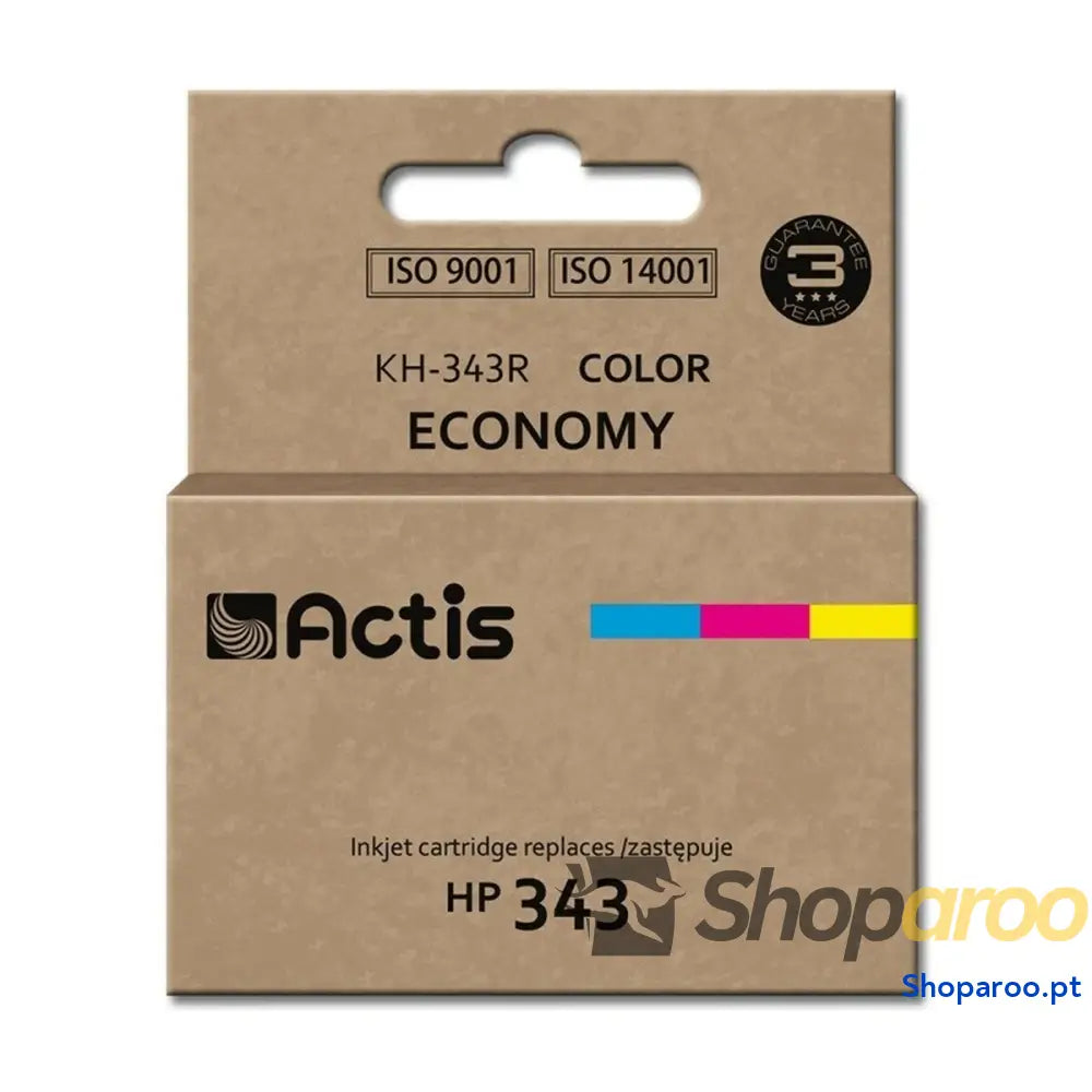 Cartucho Compatível Actis KH-343R Ciano/Magenta/Amarelo