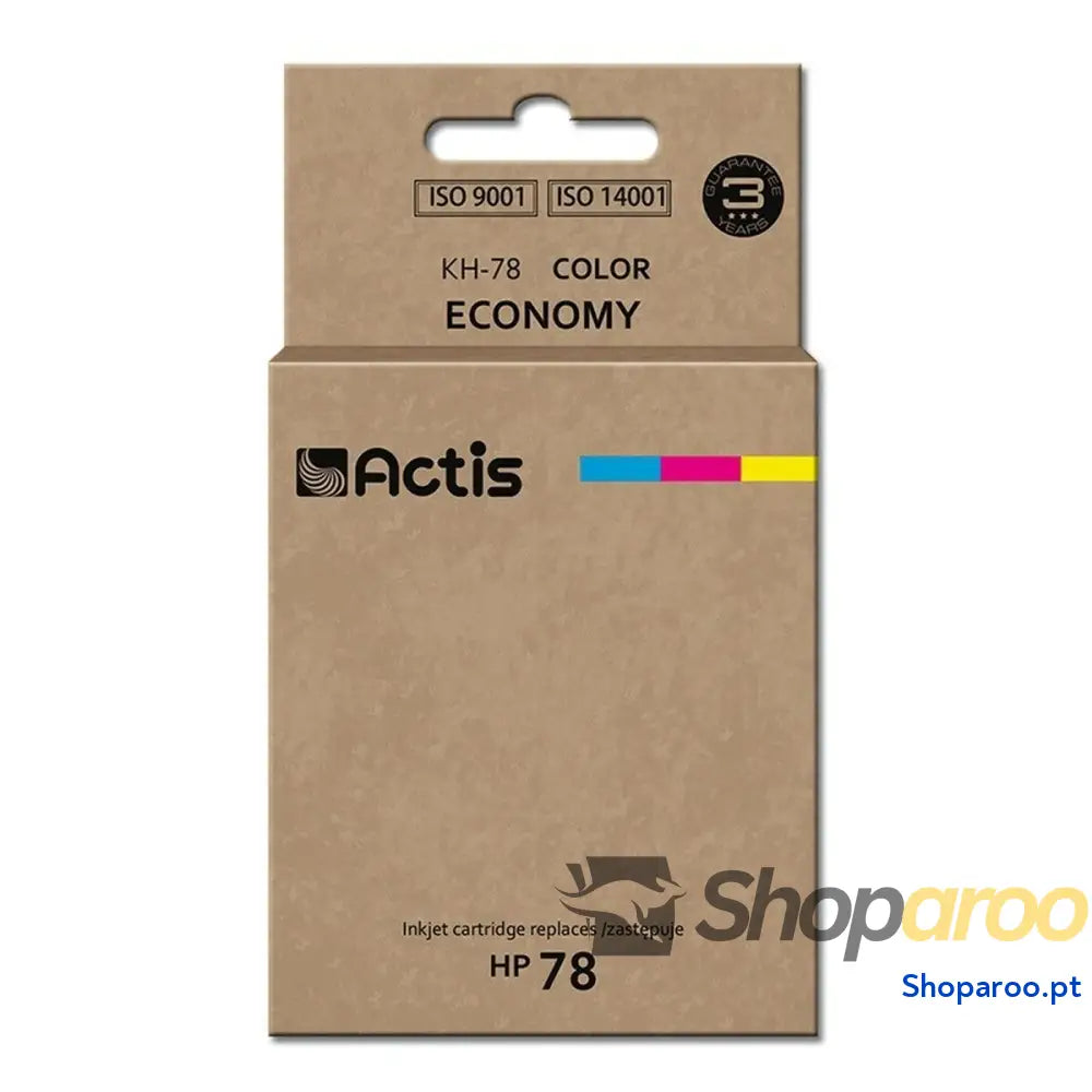 Cartucho Compatível Actis KH-78 Ciano/Magenta/Amarelo