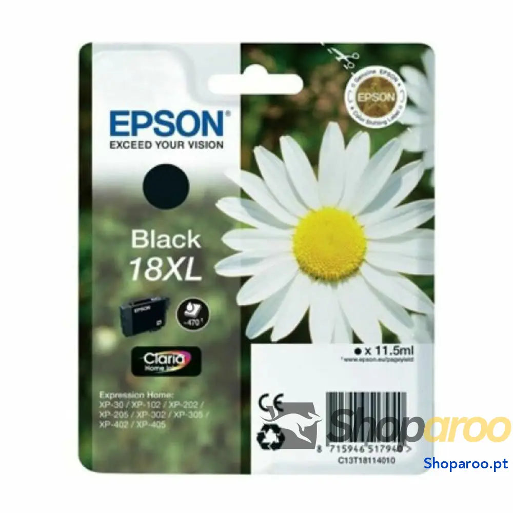 Cartucho Compatível Epson C13T18114022 Preto