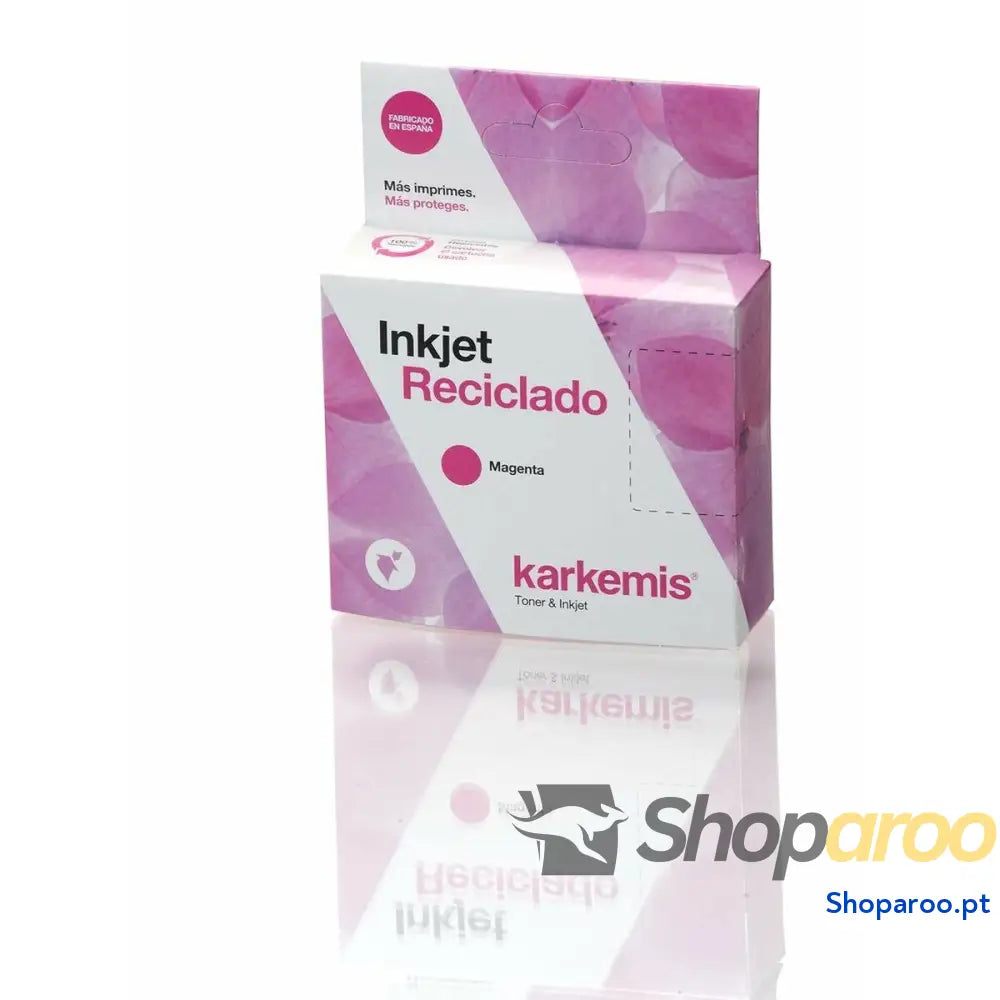 Cartucho de tinta reciclado Karkemis T1813 Magenta